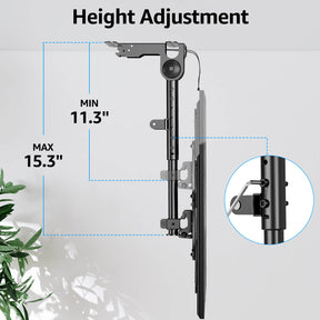 Full Motion Flip Down Ceiling TV Mount for 13''-40'' TVs MU0049-L