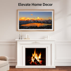 VueFrame TV Frames Deco Alloy Bezel Only for Samsung The Frame TVs, Modern & Minimalist Styles from TV to Art, Interchangeable Bezels for Home Decor, Easy Installation