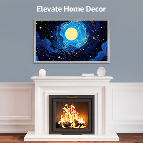 VueFrame TV Frames Deco Alloy Bezel Only for Samsung The Frame TVs, Modern & Minimalist Styles from TV to Art, Interchangeable Bezels for Home Decor, Easy Installation