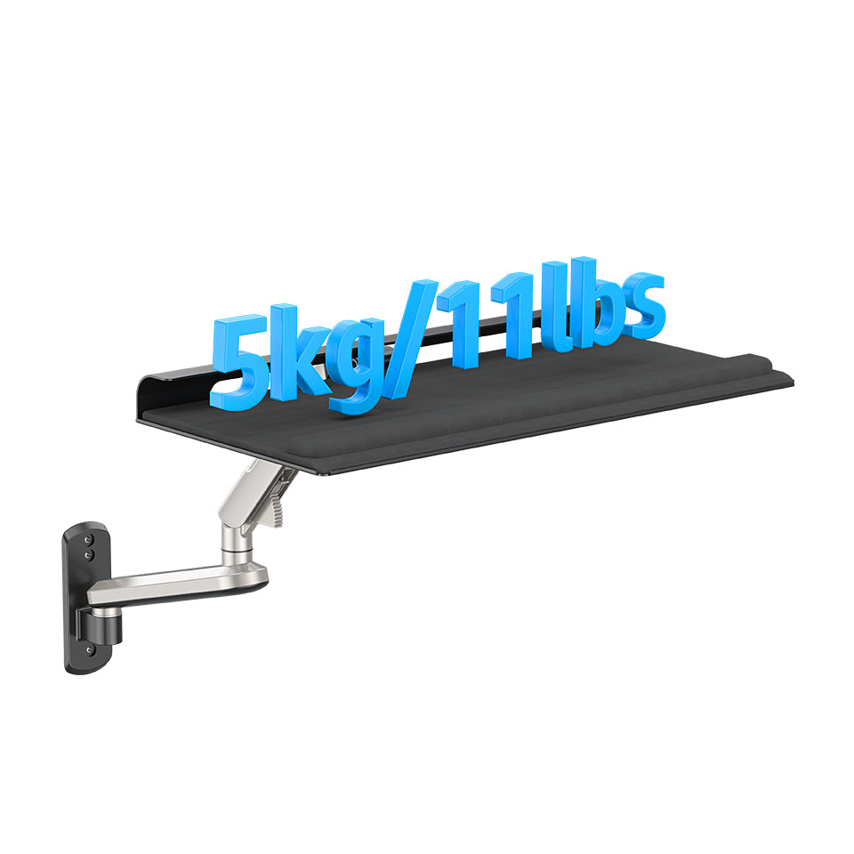 MOUNTUP Wall Keyboard Tray Swivel Keypad Tray MUA2202