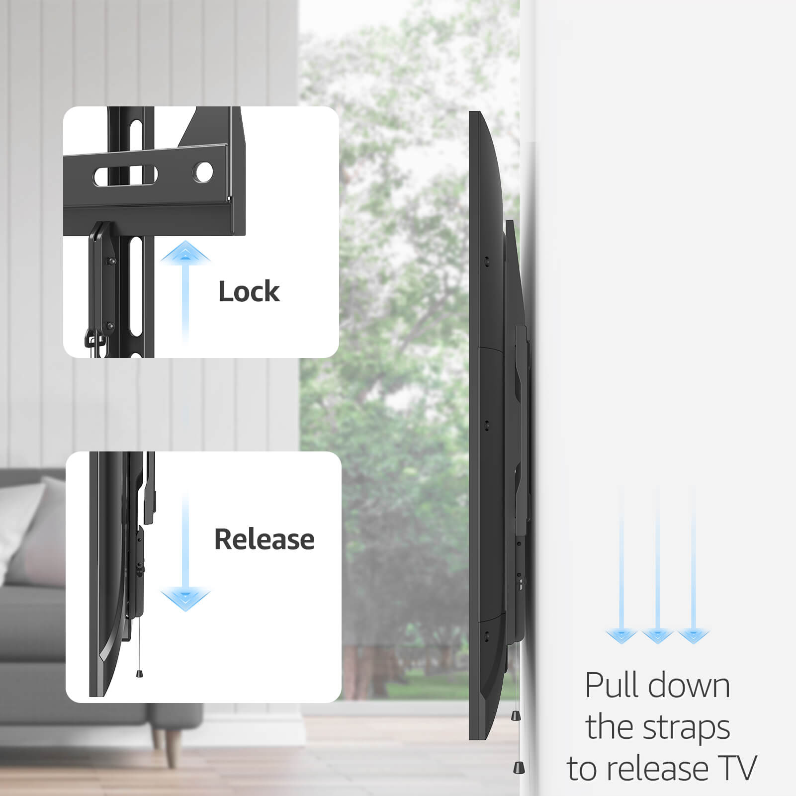 MOUNTUP Fixed TV Wall Mount for 26''-60" TVs MU0077-F