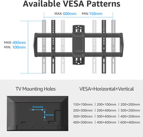 Full Motion Corner TV Wall Mount For 32"-75" TVs MU0057-L