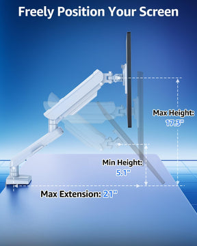 Freelift Pro Single Monitor Mount for 13"-32" Monitors MU8011W