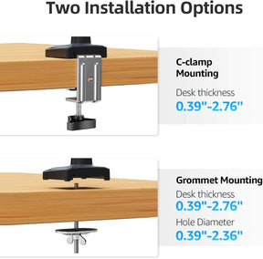 Soporte de escritorio para monitor único para monitores de 13''-32'' MP0004