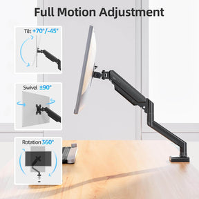 Soporte de escritorio para monitor único para monitores de 13''-32'' MP0004