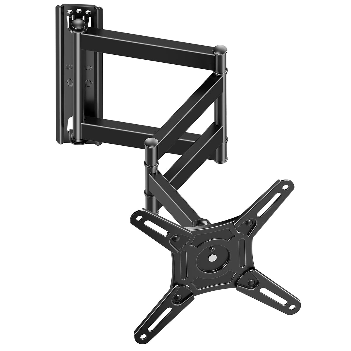 MOUNTUP Full Motion TV Wall Mount for Most 13-42 inch TVs, 21.7'' Long Extension Articulating Arm with Swivel Tilt Rotation, Corner TV Mount Wall Bracket for Monitor, Max VESA 200x200mm, Holds 44 lbs