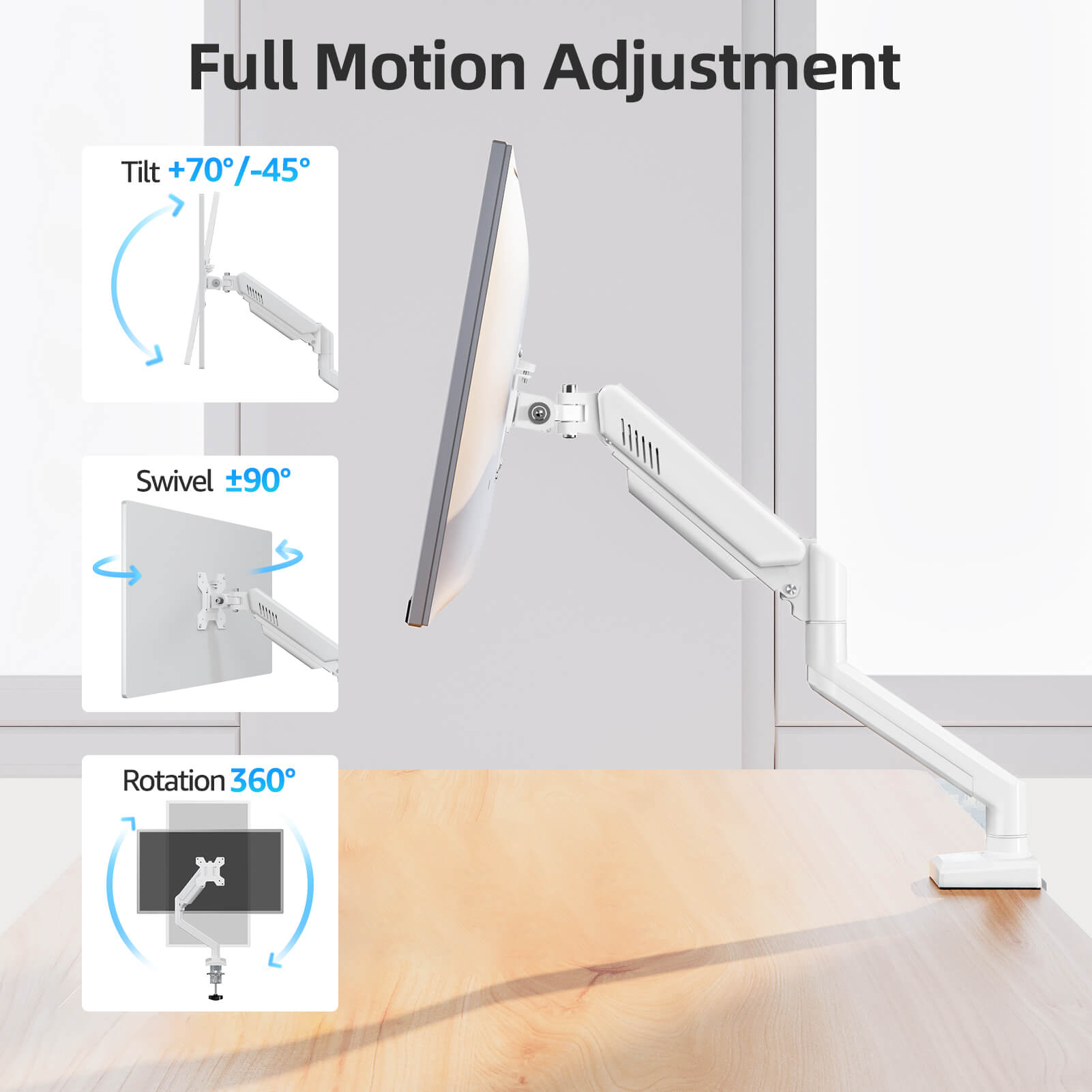 Soporte de escritorio para monitor único para monitores de 13''-32'' MP0004