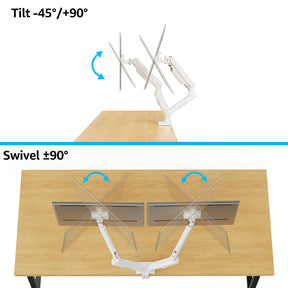 Einzelmonitor-Tischhalterung für 13''-32''-Monitore MUA0004