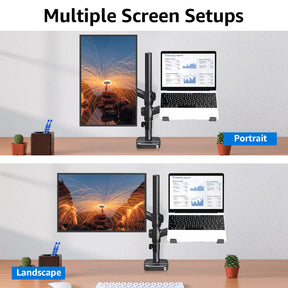 Laptop and Monitor Stand for 13''-17'' Laptop and Max 32'' Monitors MUA4010