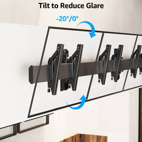 Triple Screen LCD Menu Board Wall Mount For most 32"~55" TVs Multi Screens MUT2301