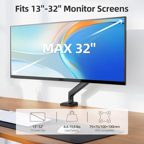 Soporte de escritorio para monitor único para monitores de 13''-32'' MP0004