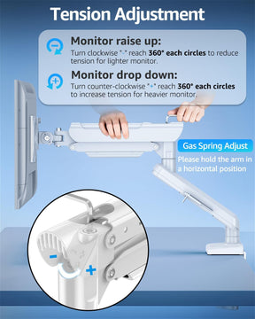 Freelift Pro Single Monitor Mount for 13"-32" Monitors MU8011W