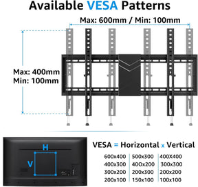 Tilting TV Wall Mount for 37''-82'' TVs MU0016