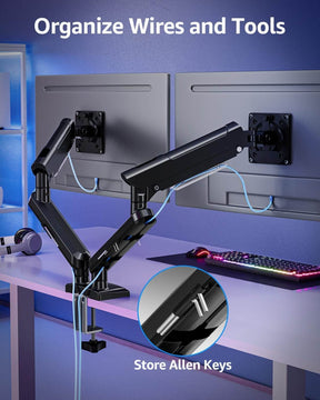 Freelift Pro Dual Monitor Desk Mount for 13''-32'' Monitors MU8012B