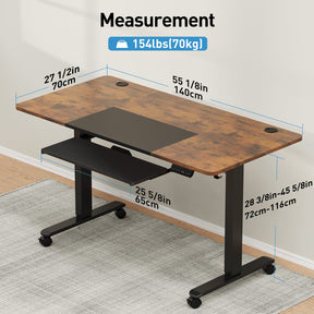 Standing Desk Adjustable Height Sit Stand Home Office Desk MUD834
