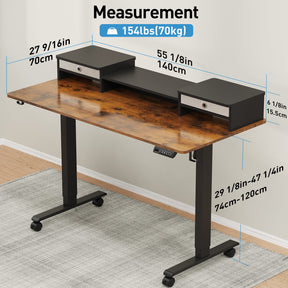 Standing Desk 74-120cm Height Adjustable Electric Computer Desk MUD321
