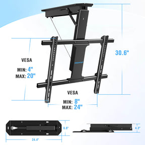 Full Motion Electric Ceiling TV Mount for 32''-70'' TVs MU2501