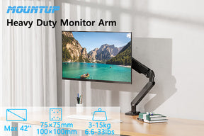 Soporte de escritorio para monitor único para monitores de 22"-42" MU7005