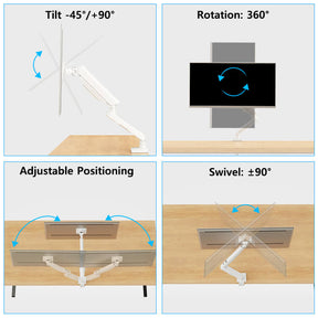 Soporte de escritorio para monitor único para monitores de 13''-32'' MP0004