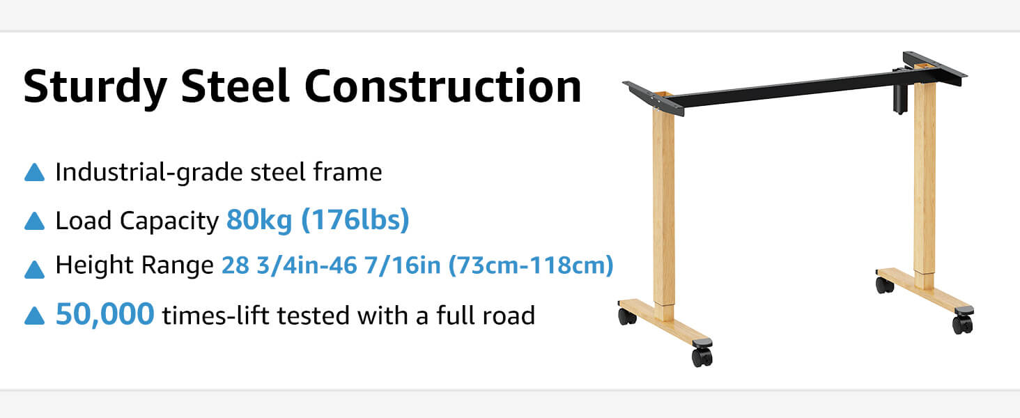 Standing Desk Height Adjustable Electric Computer Sit Stand Desk Office MUD531