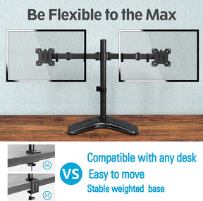 dual monitor stand flexible to the max