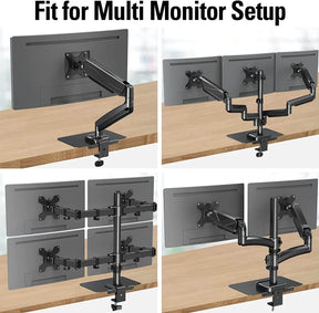 extened plate for clamp desk mount fits for multi monitor setup