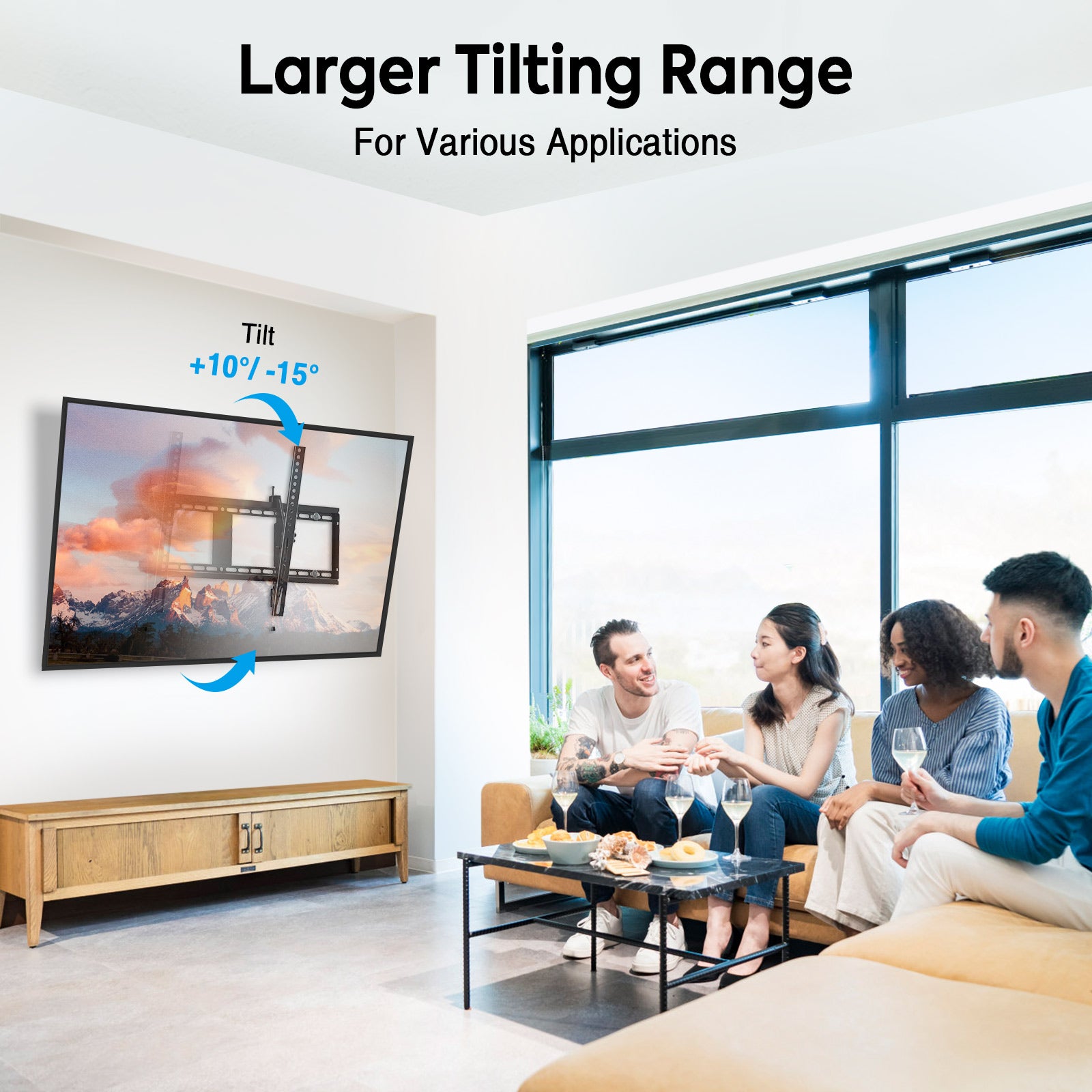 Tilting TV Wall Mount for 37''-82'' TVs MUT0016