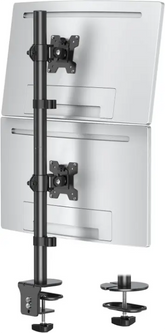 Vertical Dual Monitor Desk Mount for Max 32'' Monitors MU3004
