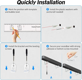 Outlandpro Soundbar Wall Mount Bracket
