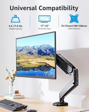 View Free Single Monitor Desk Mount for 13''-32'' Monitors VF0004