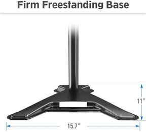 free standing monitor stand with firm base