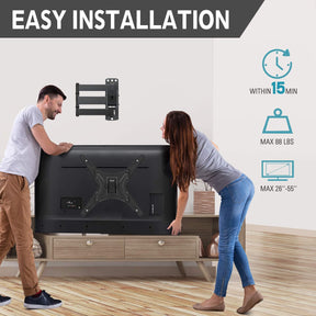 easy to install a full motion TV wall mount