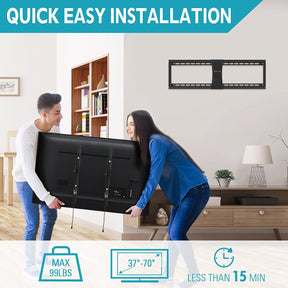 tilting tv mount is easy to install