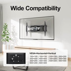 75 inch TV wall mounts for various VESA