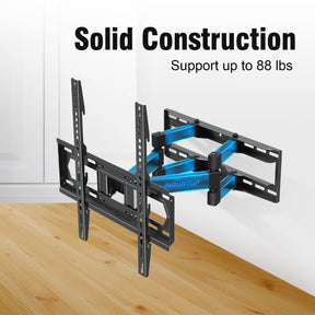 solid swivel TV mount loads up to 88 lbs
