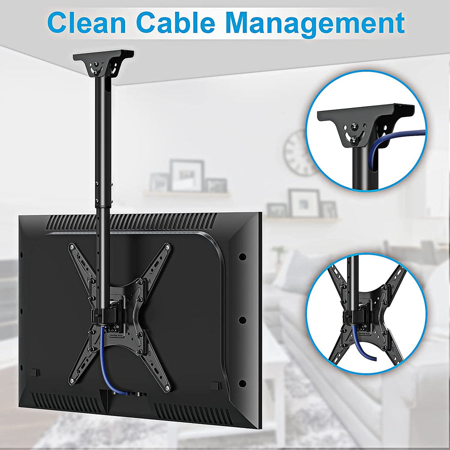 Ceiling TV Mount for 24-65 inch TVs - MOUNTUP