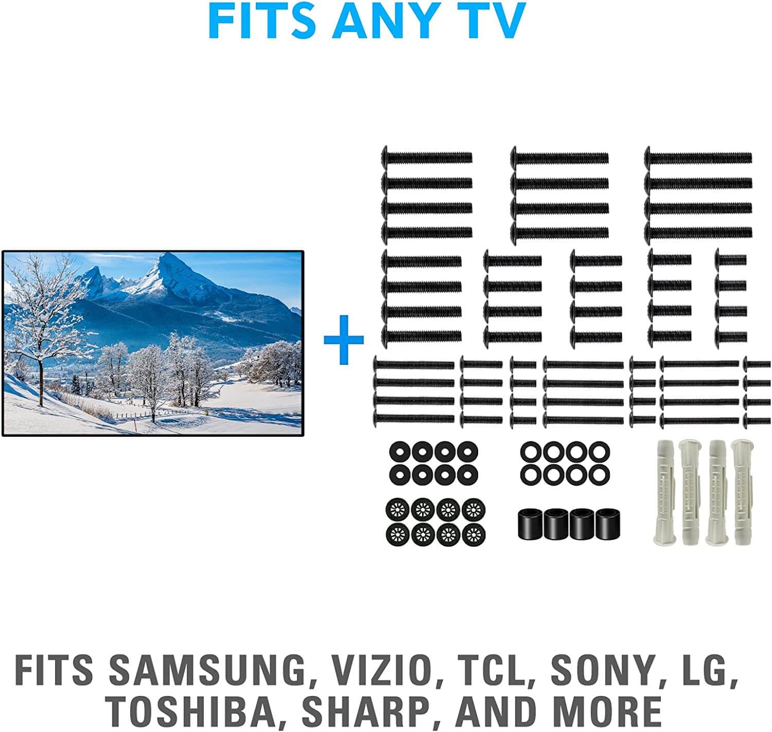 Kit de hardware de montaje universal para TV
