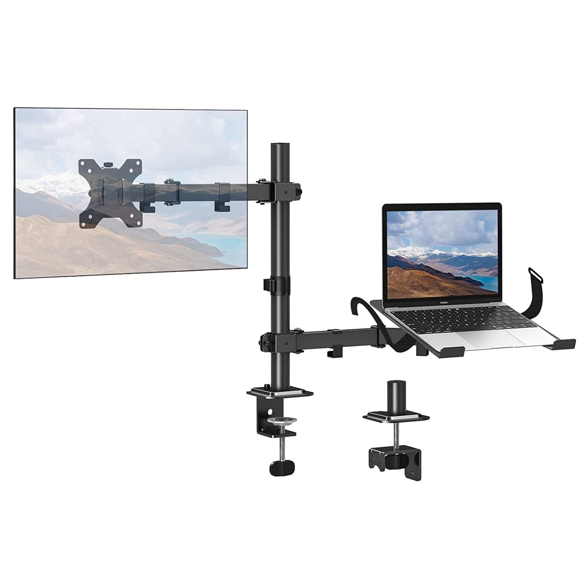 Laptop and Montor Stand for 12''-17'' Notebook and Max 27'' Monitors MU4002