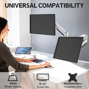 dual monitor arm universal compatibility